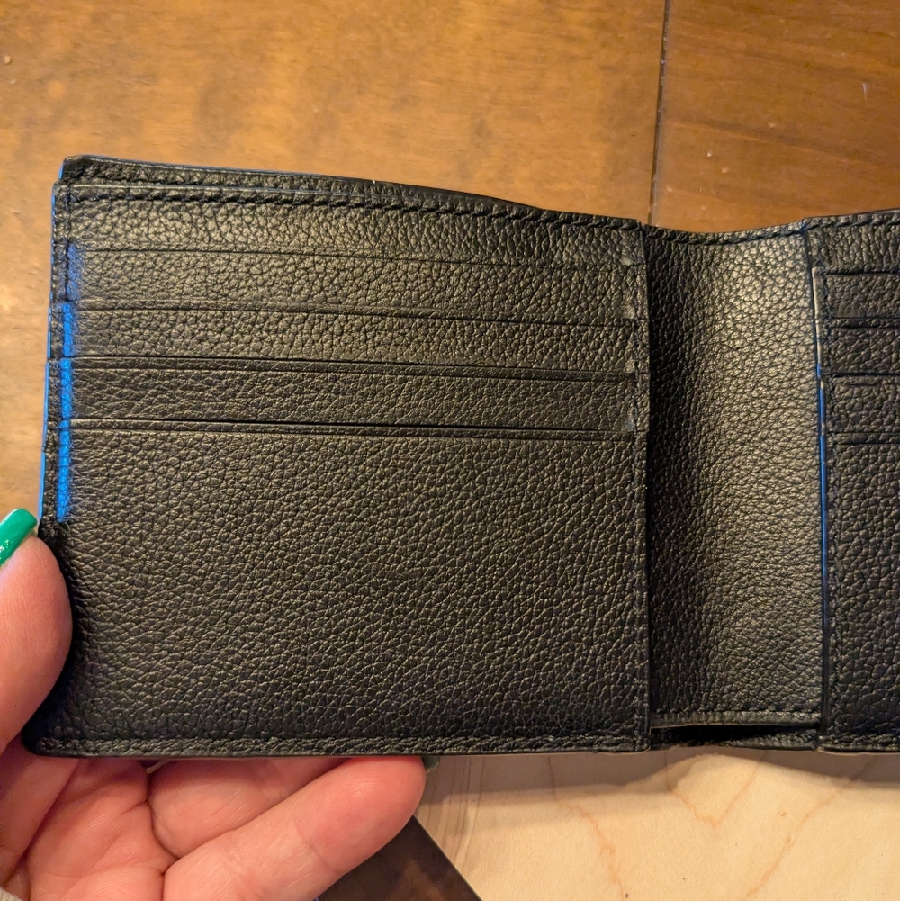 Coach Black Leather Varsity Patches Wallet - Picture 7 of 13